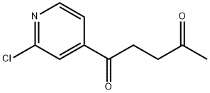 1-(3-CHLORO-4-PYRIDYL)-1,4-PENTANEDIONE Structural