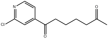 1-(3-CHLORO-4-PYRIDYL)-1,6-HEPTANEDIONE Structural