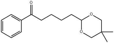 5-(5,5-DIMETHYL-1,3-DIOXAN-2-YL)VALEROPHENONE Structural