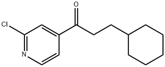 1-(2-CHLORO-PYRIDIN-4-YL)-3-CYCLOHEXYL-PROPAN-1-ONE