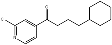 1-(2-CHLORO-PYRIDIN-4-YL)-4-CYCLOHEXYL-BUTAN-1-ONE