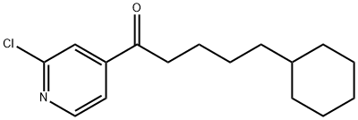 1-(2-CHLORO-PYRIDIN-4-YL)-5-CYCLOHEXYL-PENTAN-1-ONE