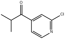 1-(2-CHLORO-PYRIDIN-4-YL)-2-METHYL-PROPAN-1-ONE Structural