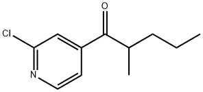 1-(2-CHLORO-PYRIDIN-4-YL)-2-METHYL-PENTAN-1-ONE Structural