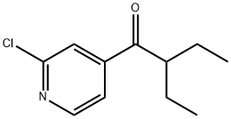 1-(2-CHLORO-PYRIDIN-4-YL)-2-ETHYL-BUTAN-1-ONE Structural