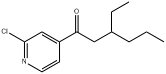 1-(2-CHLORO-PYRIDIN-4-YL)-2-ETHYL-HEXAN-1-ONE Structural