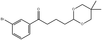 3'-BROMO-4-(5,5-DIMETHYL-1,3-DIOXAN-2-YL)BUTYROPHENONE