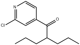 1-(2-CHLORO-PYRIDIN-4-YL)-2-PROPYL-PENTAN-1-ONE Structural