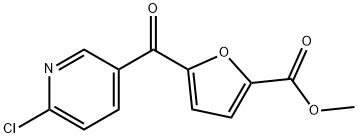 2-CHLORO-5-(5-METHOXYCARBONYL-2-FUROYL)PYRIDINE Structural