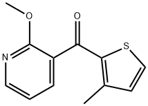 2-METHOXY-3-(3-METHYL-2-THENOYL)PYRIDINE Structural