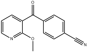 2-METHOXY-3-(4-CYANOPHENYLACETYL)PYRIDINE