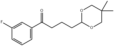 4-(5,5-DIMETHYL-1,3-DIOXAN-2-YL)-3'-FLUOROBUTYROPHENONE