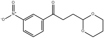 3-(1,3-DIOXAN-2-YL)-3'-NITROPROPIOPHENONE Structural