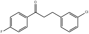 3-(3-CHLOROPHENYL)-4'-FLUOROPROPIOPHENONE Structural