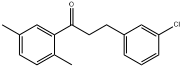 3-(3-CHLOROPHENYL)-2',5'-DIMETHYLPROPIOPHENONE