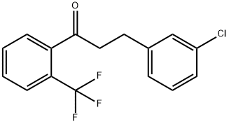 3-(3-CHLOROPHENYL)-2'-TRIFLUOROMETHYLPROPIOPHENONE