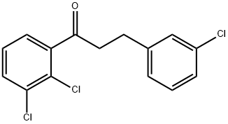 3-(3-CHLOROPHENYL)-2',3'-DICHLOROPROPIOPHENONE Structural