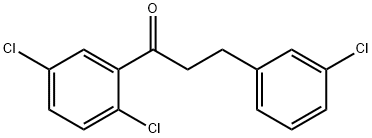 3-(3-CHLOROPHENYL)-2',5'-DICHLOROPROPIOPHENONE Structural