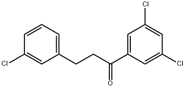 3-(3-CHLOROPHENYL)-3',5'-DICHLOROPROPIOPHENONE Structural