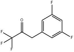 3-(3,5-DIFLUOROPHENYL)-1,1,1-TRIFLUORO-2-PROPANONE Structural