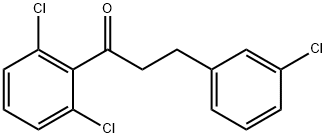 3-(3-CHLOROPHENYL)-2',6'-DICHLOROPROPIOPHENONE Structural