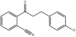 3-(4-CHLOROPHENYL)-2'-CYANOPROPIOPHENONE Structural