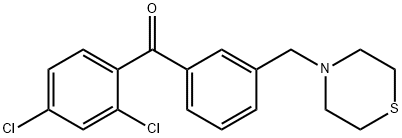 2,4-DICHLORO-3'-THIOMORPHOLINOMETHYL BENZOPHENONE