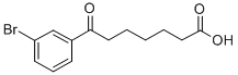 7-(3-BROMOPHENYL)-7-OXOHEPTANOIC ACID Structural