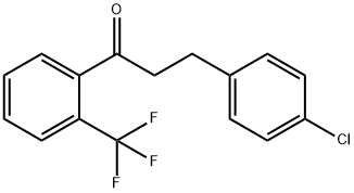 3-(4-CHLOROPHENYL)-2'-TRIFLUOROMETHYLPROPIOPHENONE