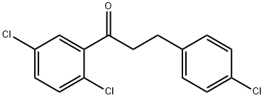 3-(4-CHLOROPHENYL)-2',5'-DICHLOROPROPIOPHENONE Structural