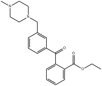 2-CARBOETHOXY-3'-(4-METHYLPIPERAZINOMETHYL) BENZOPHENONE