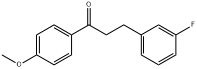 3-(3-FLUOROPHENYL)-4'-METHOXYPROPIOPHENONE Structural