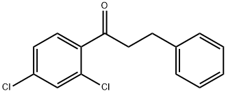 2',4'-DICHLORO-3-PHENYLPROPIOPHENONE Structural