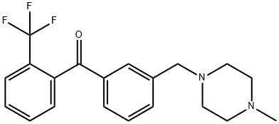 3'-(4-METHYLPIPERAZINOMETHYL)-2-TRIFLUOROMETHYLBENZOPHENONE