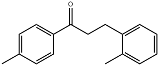 4'-METHYL-3-(2-METHYLPHENYL)PROPIOPHENONE Structural