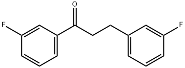 3'-FLUORO-3-(3-FLUOROPHENYL)PROPIOPHENONE Structural