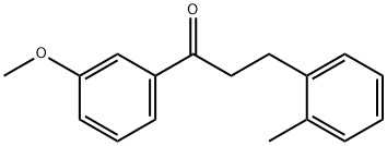 3'-METHOXY-3-(2-METHYLPHENYL)PROPIOPHENONE Structural