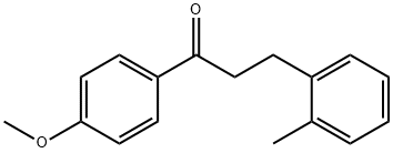 4'-METHOXY-3-(2-METHYLPHENYL)PROPIOPHENONE Structural