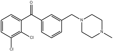 2,3-DICHLORO-3'-(4-METHYLPIPERAZINOMETHYL) BENZOPHENONE