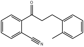 2'-CYANO-3-(2-METHYLPHENYL)PROPIOPHENONE Structural