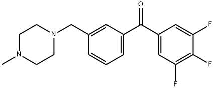 3'-(4-METHYLPIPERAZINOMETHYL)-3,4,5-TRIFLUOROBENZOPHENONE