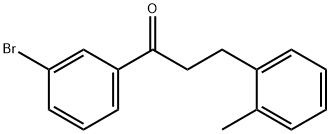 3'-BROMO-3-(2-METHYLPHENYL)PROPIOPHENONE Structural