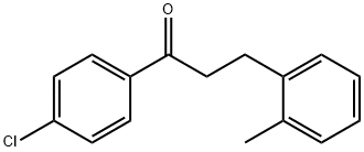 4'-CHLORO-3-(2-METHYLPHENYL)PROPIOPHENONE Structural