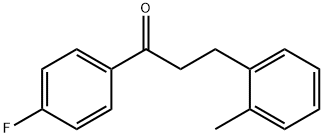 4'-FLUORO-3-(2-METHYLPHENYL)PROPIOPHENONE Structural