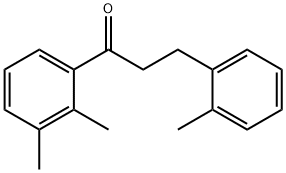 2',3'-DIMETHYL-3-(2-METHYLPHENYL)PROPIOPHENONE Structural