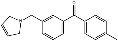 4'-METHYL-3-(3-PYRROLINOMETHYL) BENZOPHENONE