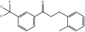 3-(2-METHYLPHENYL)-3'-TRIFLUOROMETHYLPROPIOPHENONE Structural