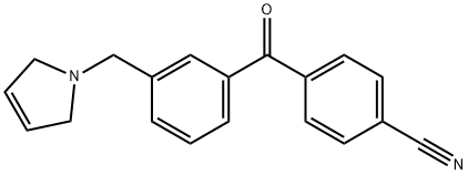 4'-CYANO-3-(3-PYRROLINOMETHYL) BENZOPHENONE