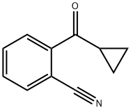 2-CYANOPHENYL CYCLOPROPYL KETONE Structural