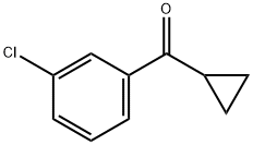 3-CHLOROPHENYL CYCLOPROPYL KETONE Structural